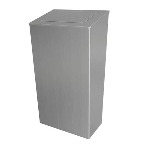 50L Waste Bin - Tapered with Flap